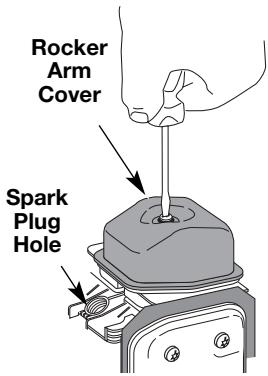 MTD TB575SS - Adjust Idle Speed Screw - 4
