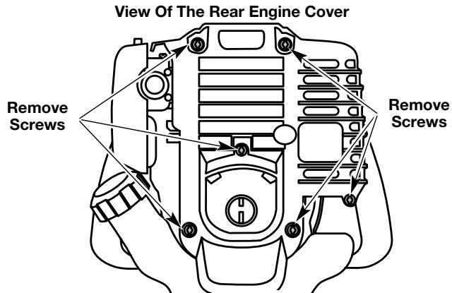 MTD TB575SS - Adjust Idle Speed Screw - 3