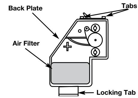 MTD TB575SS - Cleaning the Air Filter - 4