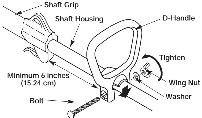 MTD Y28 - INSTALLING AND ADJUSTING THE D-HANDLE - 1