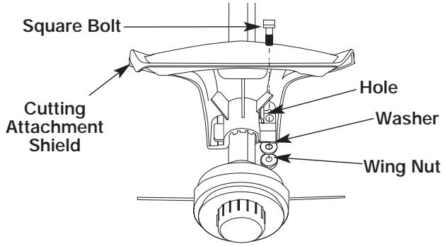 MTD Y700 - Installing the Cutting Attachment Shield - 4