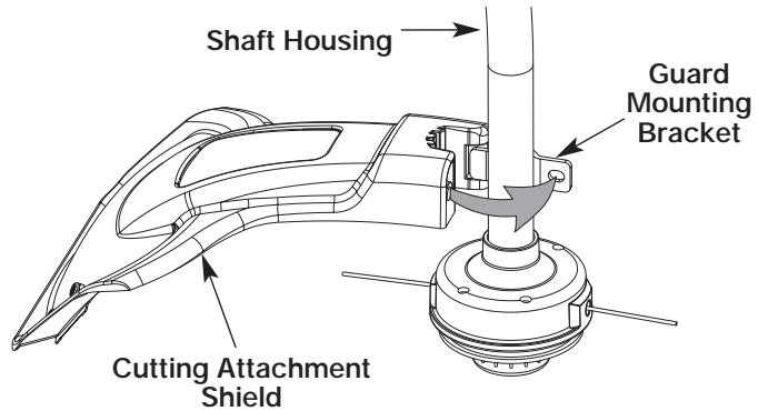 MTD Y700 - Installing the Cutting Attachment Shield - 2