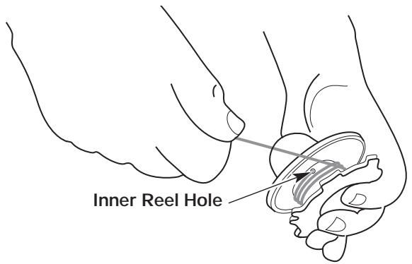 MTD YM155 - Winding the Existing Reel - 3