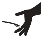 MTD YM155 - - THROWN OBJECTS AND ROTATING CUTTER CAN CAUSE SEVERE INJURY - 1