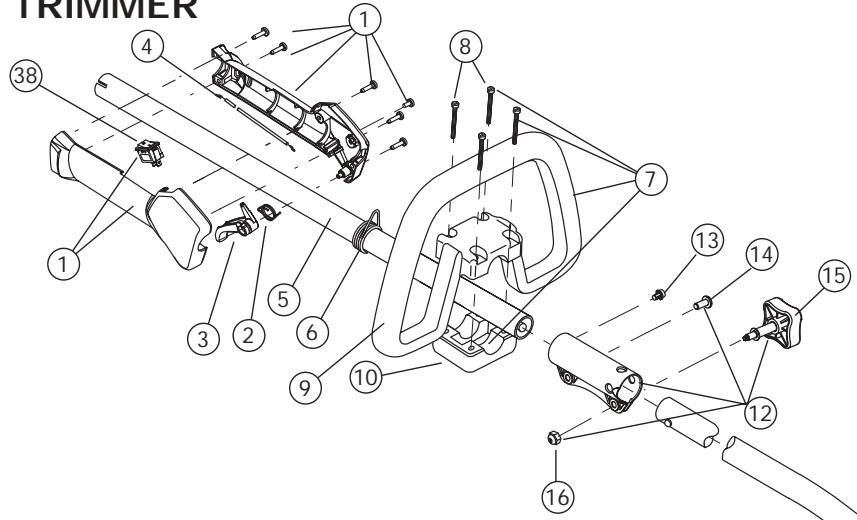 MTD YM25 - 2-CYCLE GAS TRIMMER - 1