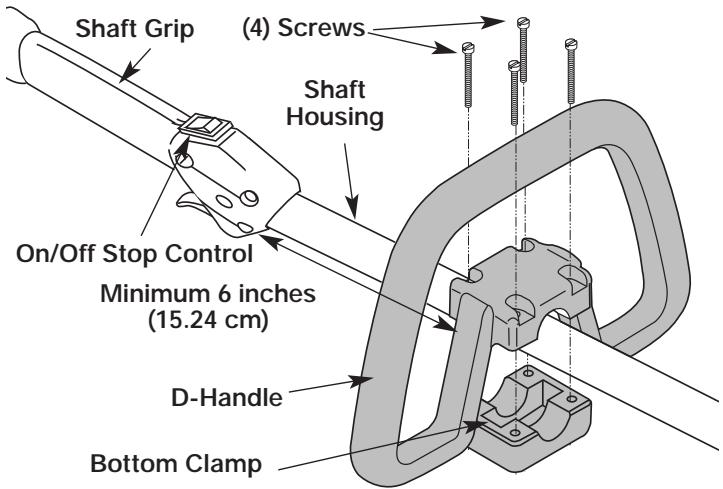 MTD YM25 - Install and Adjust the D-handle - 1