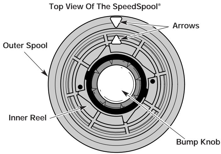 MTD YM25 - Winding the Inner Reel with New Line - 2