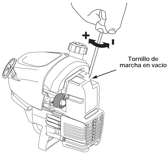 MTD YM25 - Ajuste para marcha en vacio - 3