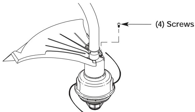 MTD YM25 - Installing the Cutting Attachment Shield - 4