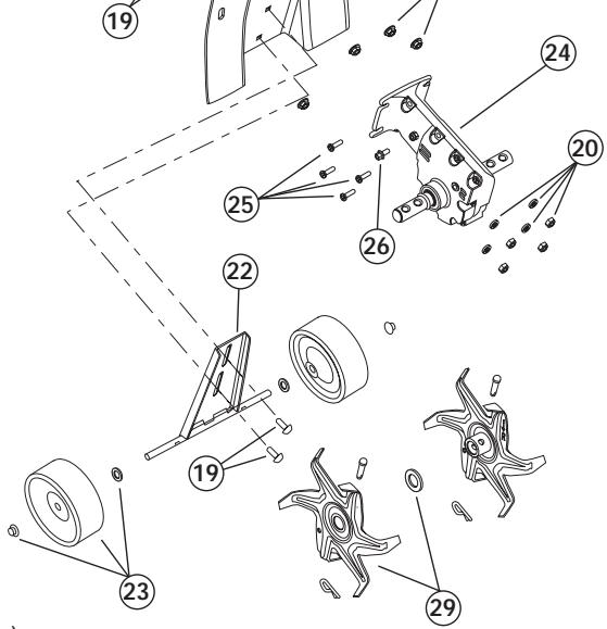 MTD YMAC121 - Item Part No. Description - 1