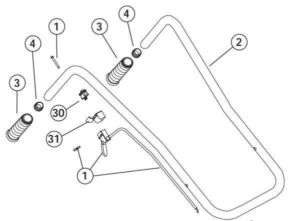MTD YMAC121 - BOOM & CULTIVATOR PARTS - 121 CULT 2-CYCLE GAS CULTIVATOR - 1