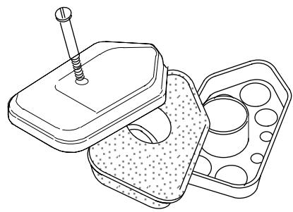 MTD 92502 - AIR CLEANER - 1