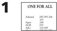 ONE FOR ALL URC-2560 - Comment installer vos apparecs - 1