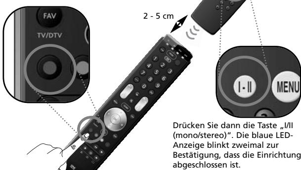 ONE FOR ALL URC 7140 - Die Lernfunktion - 4