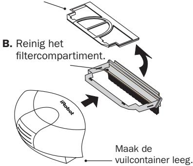 IROBOT ROOMBA 5105 - Reinig het filtercompartment van de Roomba. - 1