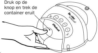 IROBOT ROOMBA 5105 - Haal de stofcontainer UIT de Roomba en kaak het leeg. - 1