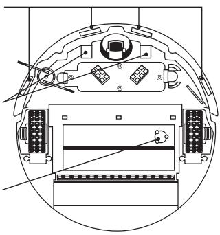 IROBOT ROOMBA 5105 - Verifique e limpe os sensores uma vez por mês - 1