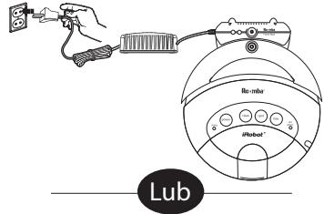 IROBOT ROOMBA 5105 - Naładuj odkurzacz Roomba w jeder n dwóch sposobów: - 1