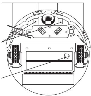 IROBOT ROOMBA 5105 - Inspectez et nettoyez les senseurs chaque mois - 1