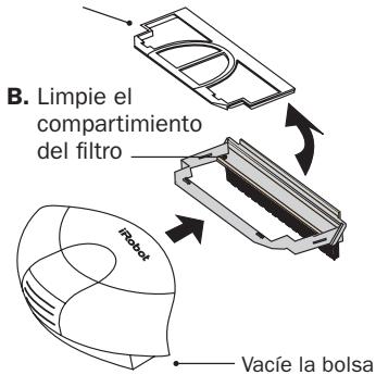 IROBOT ROOMBA 5105 - Limpie el compartmentismo del filtró del Roomba® - 1