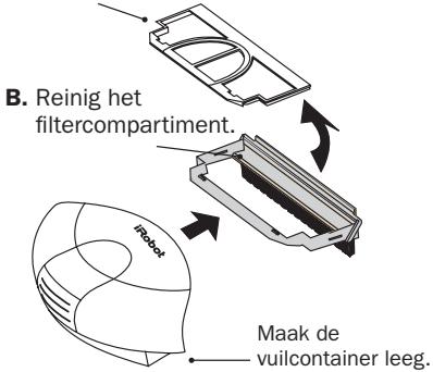 IROBOT ROOMBA 5210 - Reinig het filtercompartment van de Roomba. - 1