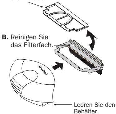 IROBOT ROOMBA 5210 - Reinigen Sie das Filterfach des Roomba. - 1