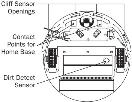IROBOT ROOMBA 5210 - Inspect and wipe sensors clean each month - 1