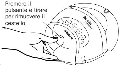 IROBOT ROOMBA 5210 - Rimuovere e svuotare il cestello di Roomba - 1