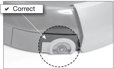 IROBOT SCOOBA 385 - Assurez-vous que la batterie soit correctement installée - 3