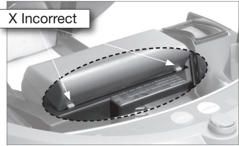 IROBOT SCOOBA 385 - Assurez-vous que la batterie soit correctement installée - 2