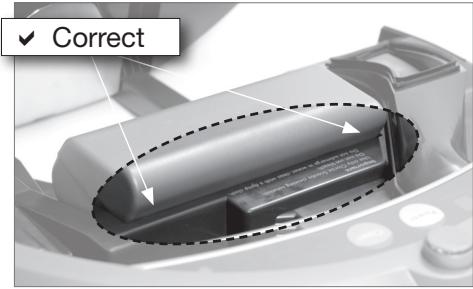 IROBOT SCOOBA 385 - Assurez-vous que la batterie soit correctement installée - 1