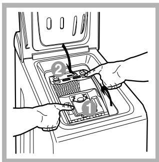 HOTPOINT-ARISTON AVTL 83 - How to open and to close the drum - 4