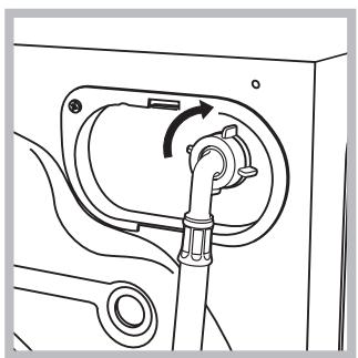 HOTPOINT-ARISTON AVXD 129 - Conexión del tubo de alimentación de agua - 2