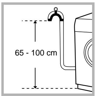 HOTPOINT-ARISTON AVXD 129 - Raccordement du tuyau de vidange - 1
