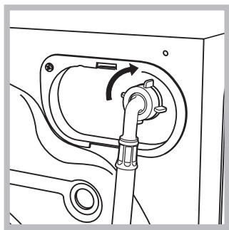 HOTPOINT-ARISTON AVXD 129 - Ligação do tubo de alimentação da água - 2