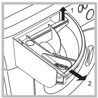 HOTPOINT-ARISTON AVXD 129 - Limpar a gaveta dos detergentes - 1