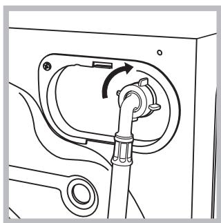 HOTPOINT-ARISTON LBE 129 - Collegamento del tubo di alimentazione dell'acqua - 2