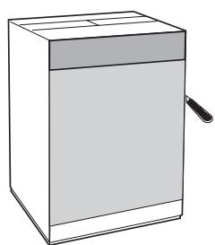 HOTPOINT-ARISTON LBE 129 - Montage des Holzpaneels auf die Tur und Einfugen der maschine in die Möbel: - 1
