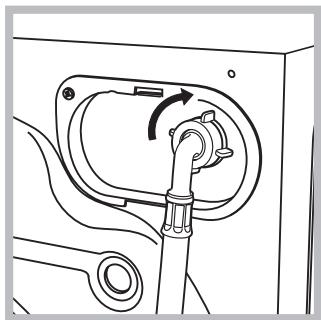 HOTPOINT-ARISTON LBE 129 - Anschluss des Zulaufschlauches - 2