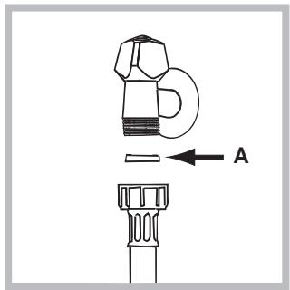 HOTPOINT-ARISTON LBE 129 - Collegamento del tubo di alimentazione dell'acqua - 1