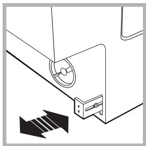 HOTPOINT-ARISTON LBE 68 - Einfugen der maschine in das Möbel. - 4