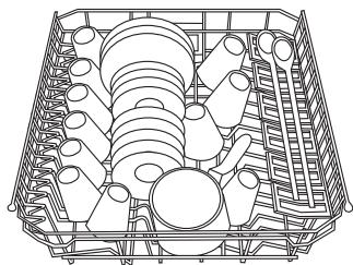 HOTPOINT-ARISTON LF 70 - Esempi di caricamento cestello superiore - 2