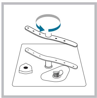 HOTPOINT-ARISTON LF 70 - Cleaning the sprayer arms - 1