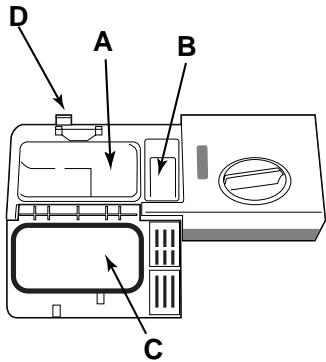 HOTPOINT-ARISTON LF 70 - Cargar el detergente - 1