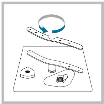 HOTPOINT-ARISTON LF 70 - Limpiar los rociadores - 1