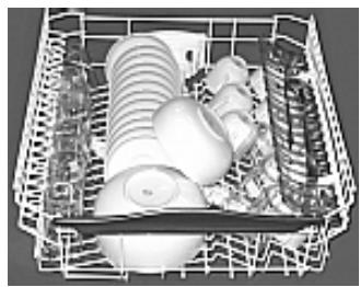 HOTPOINT-ARISTON LVR 670 - Einstellung des oberen Geschirrkorbes. - 6
