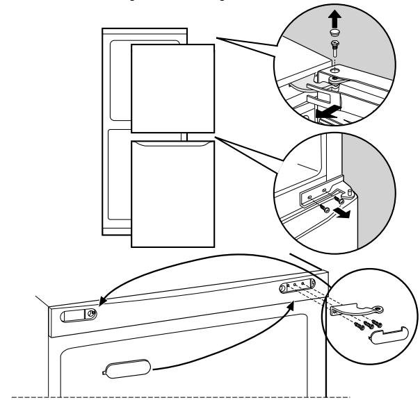 HOTPOINT-ARISTON MBL 2033 CV - Reversibilità aperture porte - 1