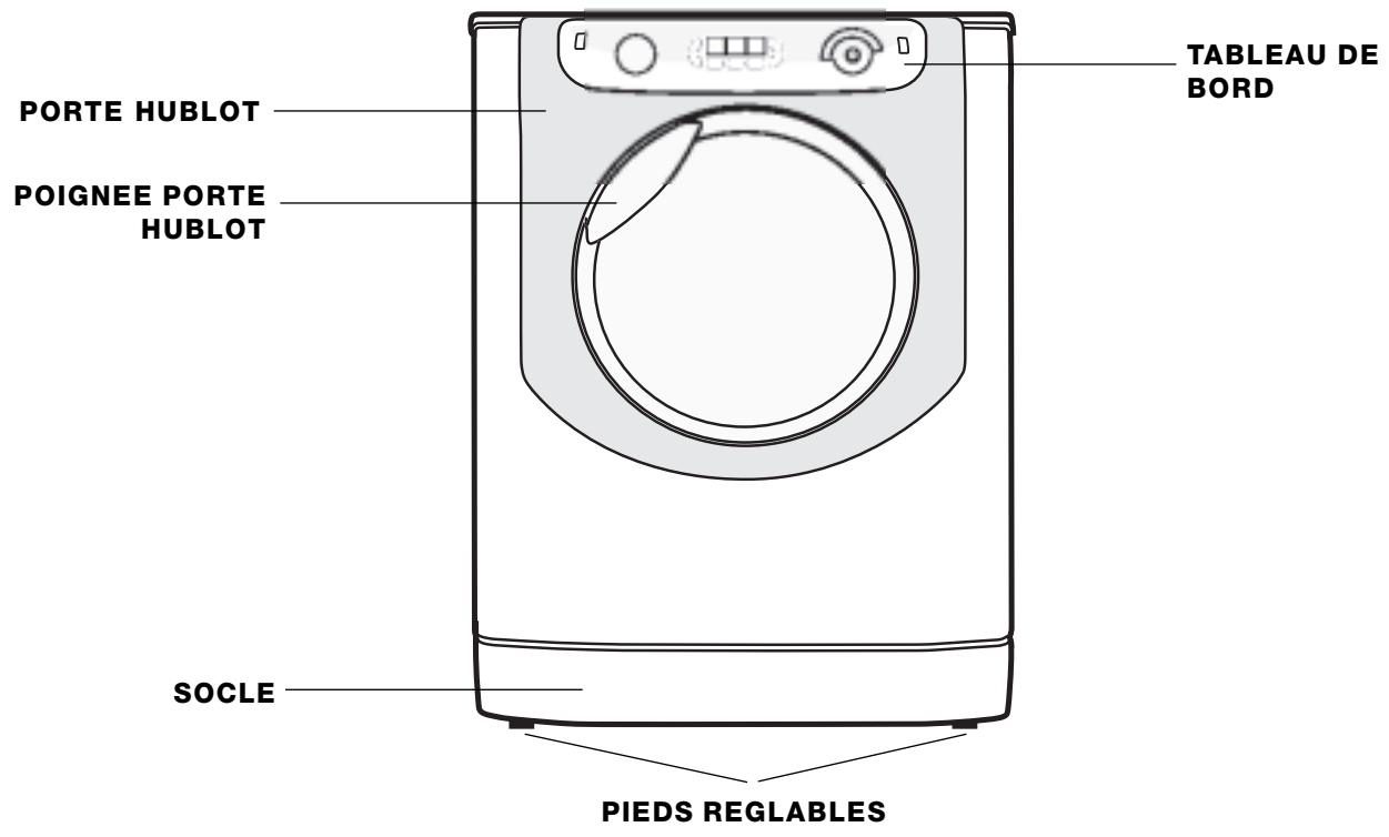 HOTPOINT-ARISTON AQ8F 49 X - Description de l'appareil - 1