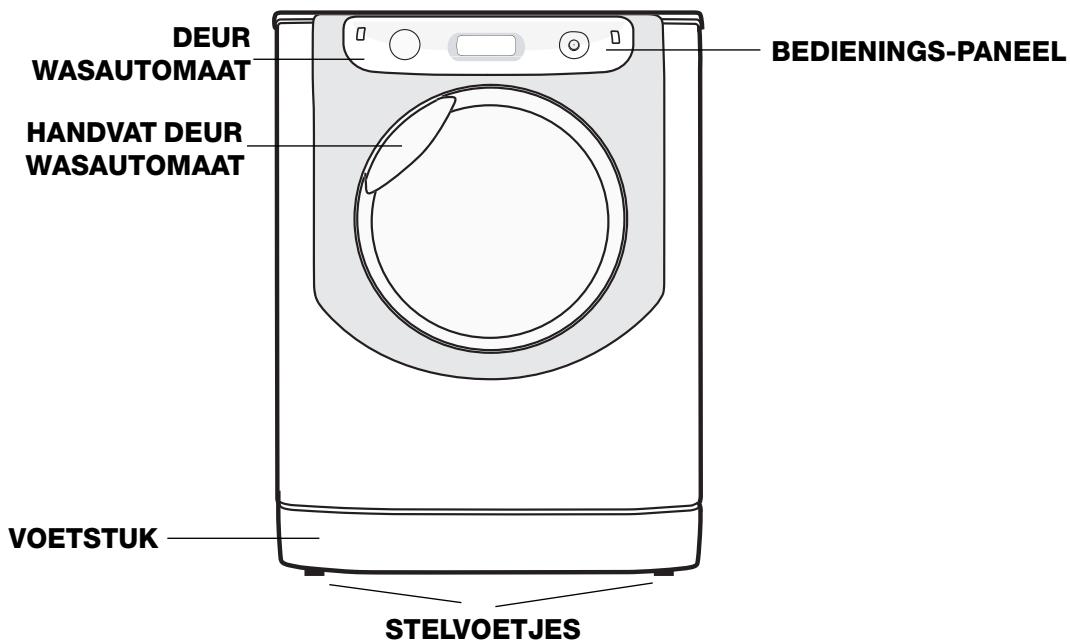 HOTPOINT-ARISTON AQ9D 69 U - Beschrijving van de wasautomaat - 1