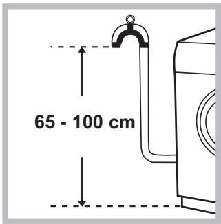 HOTPOINT-ARISTON AQ9D 69 U - Aansluiting van de afvoerbuis - 1